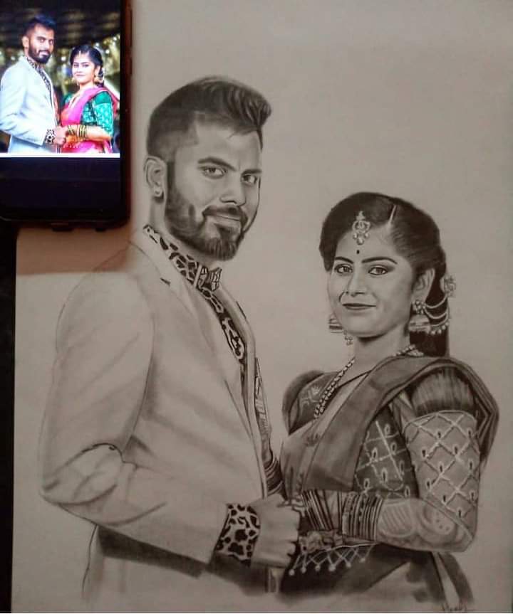 pencil sketch artist in india